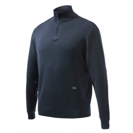 Pull de chasse Beretta Light Merino - Bleu