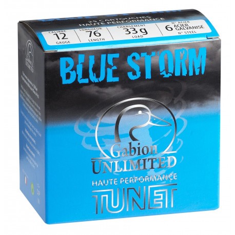 Cart. Tunet Gabion Unlimited Blue Storm / Cal. 12/76 - 33 g