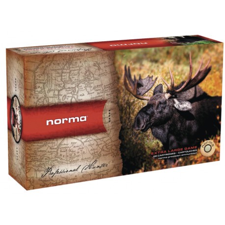 Cartouche Norma / cal. 9,3x74 R - Oryx 18,5 g / 286 gr