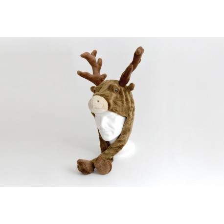 Bonnet Cerf en peluche