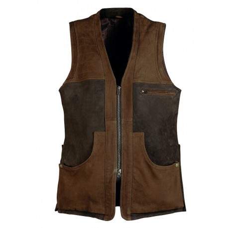 Gilet de chasse cuir Club Interchasse Boris