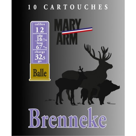 Cartouche Mary Arm Brenneke 28 / Cal. 28 - 18 g