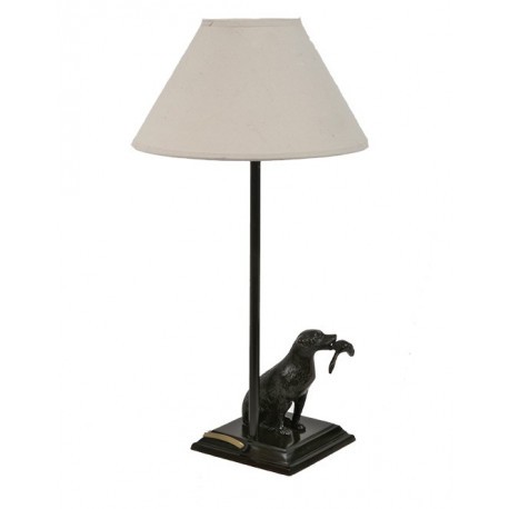 Lampe Labrador avec canard