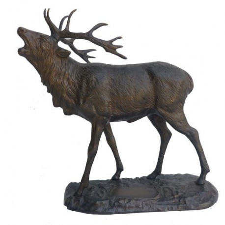 Bronze Cerf brâmant grand modèle