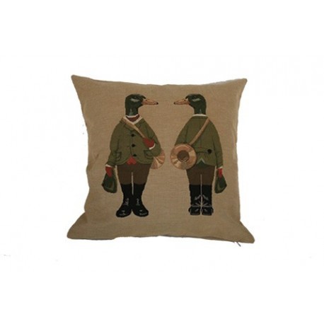 Coussin Canards chasseurs