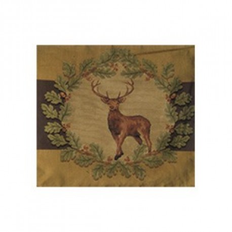 Coussin Cerf couronné
