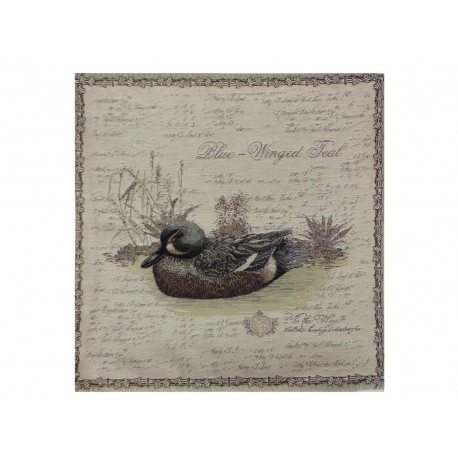 Coussin Canard Blue Winged Teal