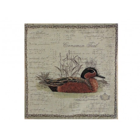 Coussin Canard Cinnamon Teal