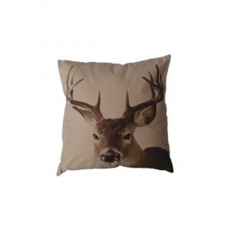 Coussin toile Cerf