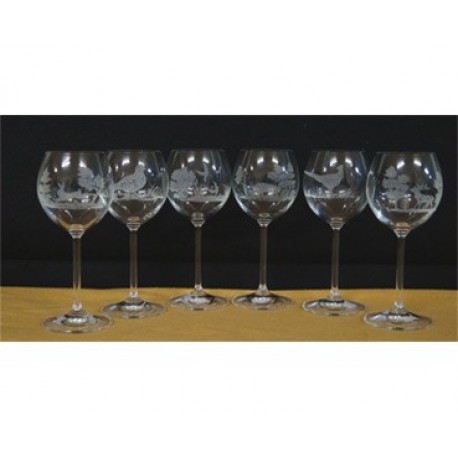 Verres gravés Vin