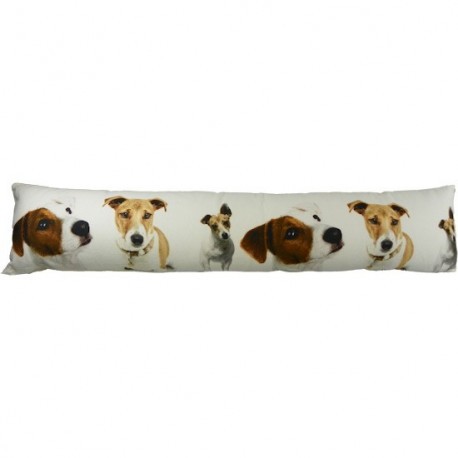 Boudin de porte toile famille Jack Russel