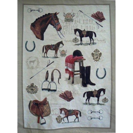 Plaid GM chevaux