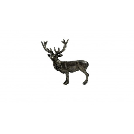 Figurine étain Cerf