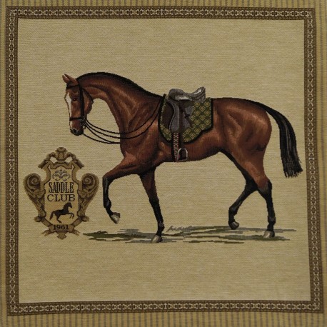 Coussin cheval saddle club