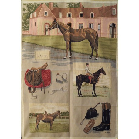 Plaid PM chevaux