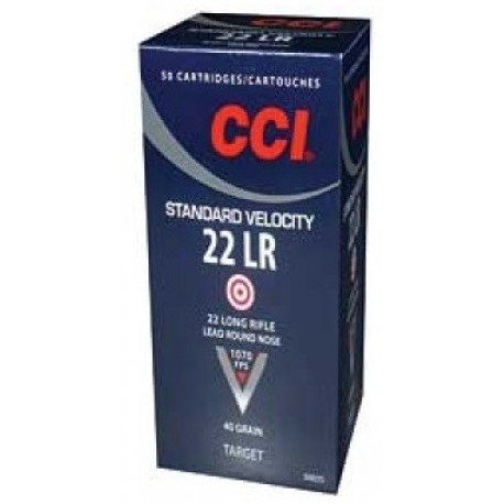 Cartouches 22 LR CCI Standard