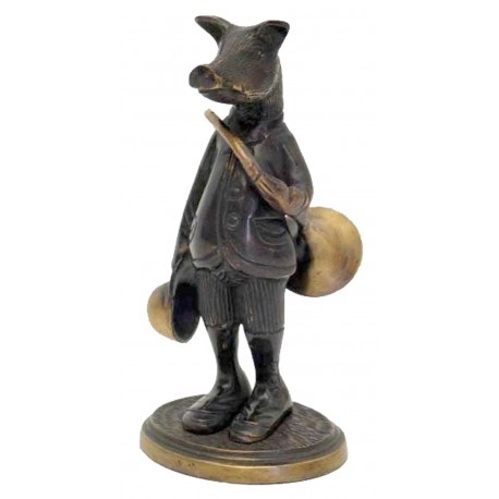 Figurine Sanglier en bronze