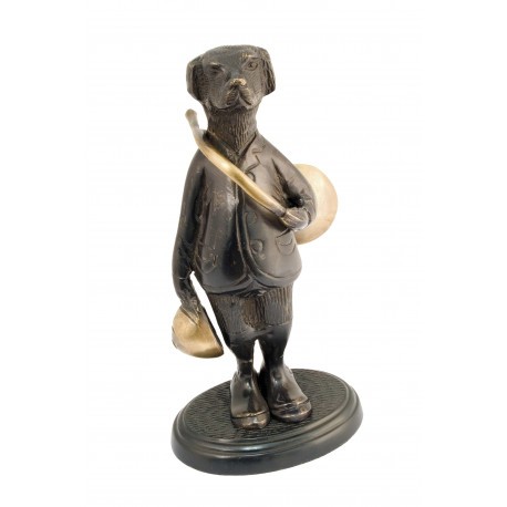 Figurine Chien en bronze