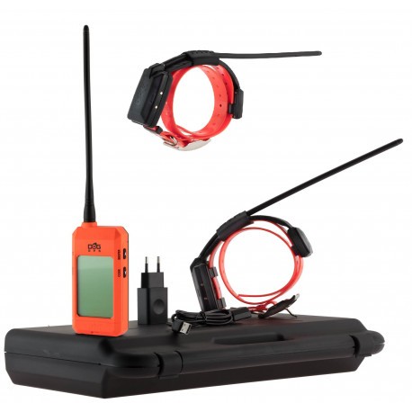 Système de repérage GPS pour chien sans abonnement DOGTRACE X20 orange fluo - 2 chiens