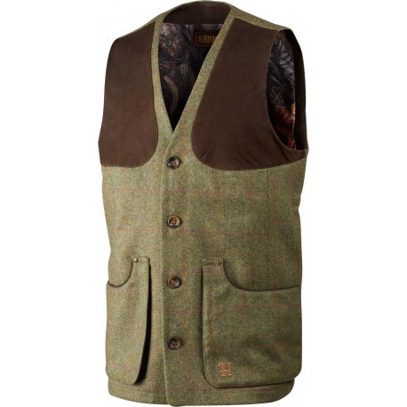 gilet chasse tweed