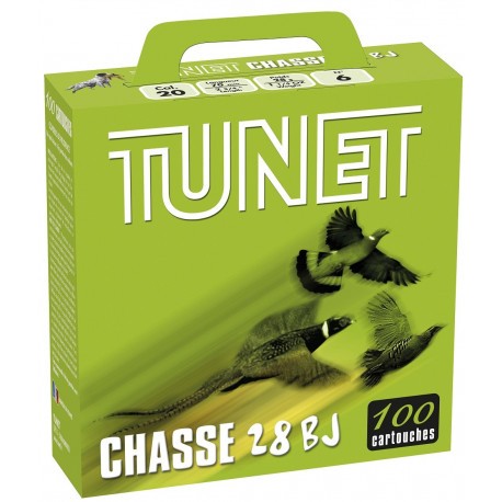 Pack 100 cart. Tunet Chasse 28 / Cal. 20 - 28 g