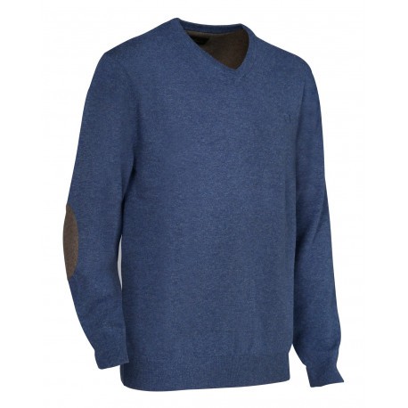 Pull de chasse Club Interchasse Welson Bleu Pulls Polaires outdoor Made in Chasse