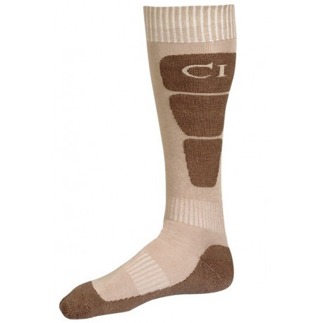 Chaussettes de chasse Club Interchasse Nour / Chocolat