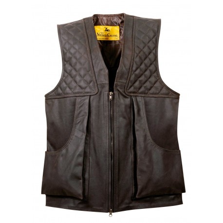 Gilet de chasse cuir Ligne Verney Carron Sarde Gilets de tir