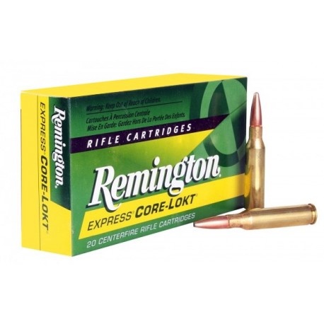 Cartouche Remington / cal. 280 Rem. - Core Lokt 10,7 g / 165 gr