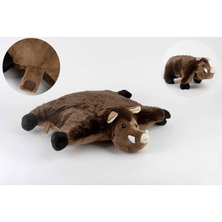 Coussin Sanglier en peluche