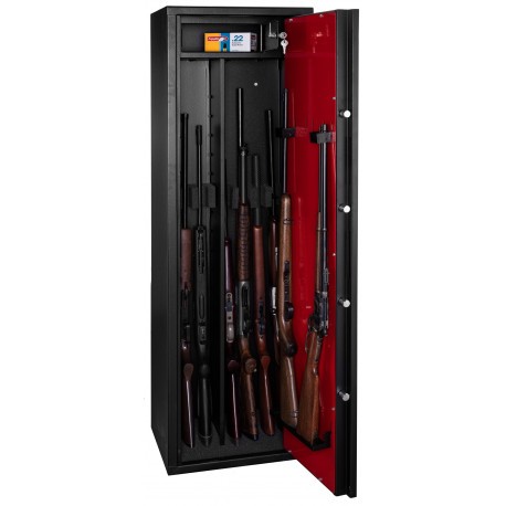 Armoire forte Rietti modulable 9 armes / 6 armes + étagères