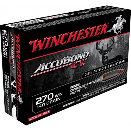 Cartouche Winchester / cal. 270 Win. - Accubond 9,1 g