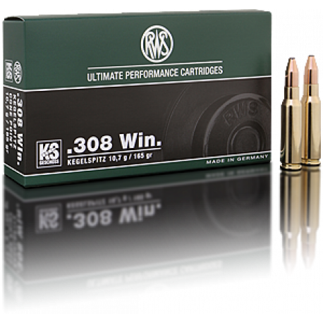 Cartouche RWS / cal. 308 Win. - KS 10,7 g