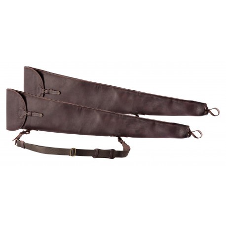Fourreau fusil double Country Sellerie en Cuir - 122 cm