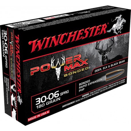 Cartouche Winchester / cal. 30-06 - Power Max 11,7 g