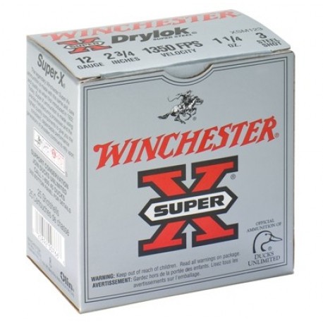 Cart. Winchester Super-X-Drylok Sup-Mag / Cal. 12 - 44 g
