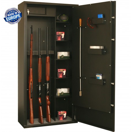 Armoire forte Fortify Delta 12 modulable 12 armes - 8 armes + étagères