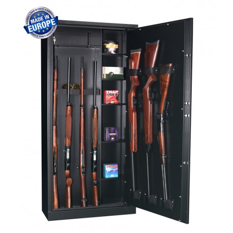 Armoire forte Fortify Delta 15 modulable 15 armes - 11 armes + étagères