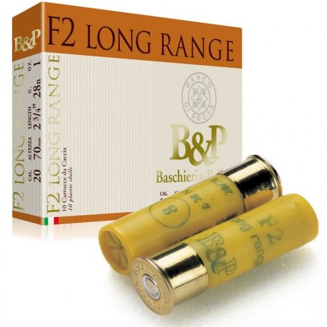 Cartouche B & P F2 Long Range / Cal. 20 - 28 g