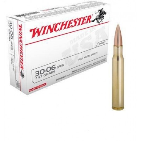 Cartouche Winchester / cal. 308 W - FMJ 147 gr