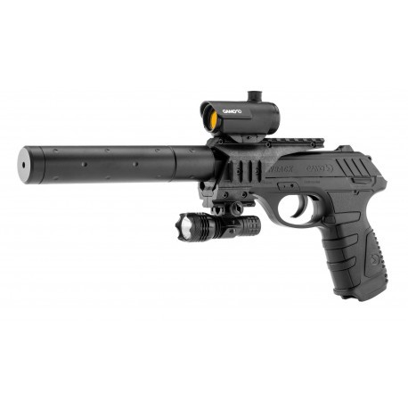 Pistolet CO2 Gamo P25 Tactical - Cal. 4,5 mm
