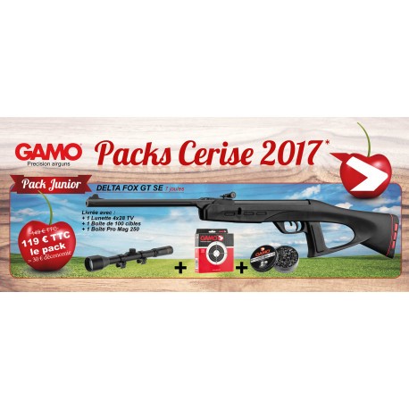 Pack cerise Gamo Junior - Cal. 4,5 mm