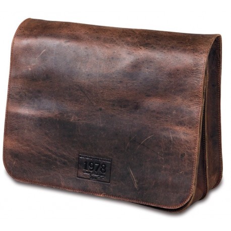Sacoche cuir Baron collection 1978 