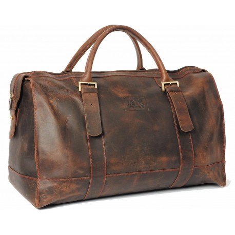 Sac week-end cuir Baron collection 1978