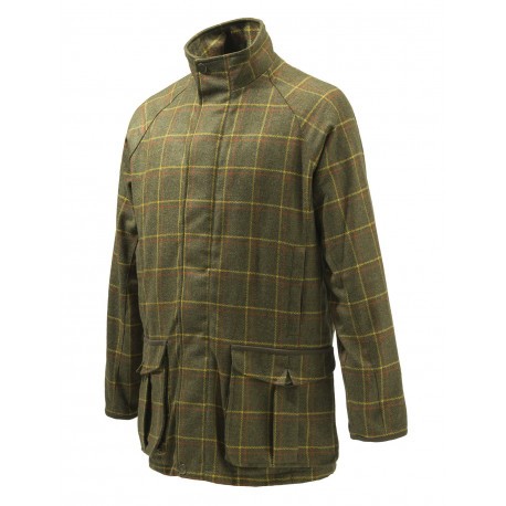 Veste de chasse Beretta St James - Tweed Vert & Jaune