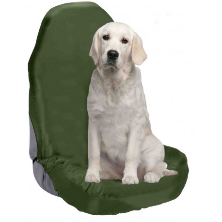 COUVRE SIEGE,1 khaki--Tapis de coffre de voiture pour chien, botte