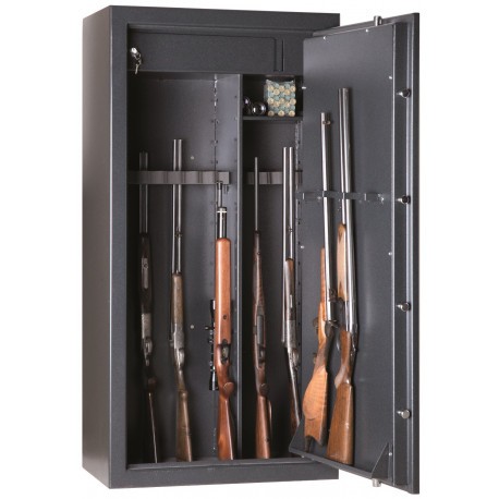 Armoire forte Infac Classic / 30 ou 20 armes + étagères - Coffres