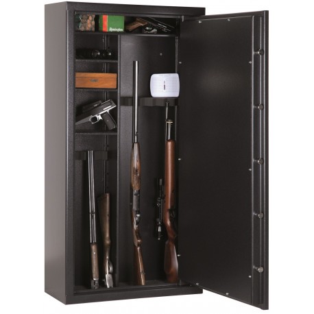 Armoire forte Infac Classic / 6 armes à lunettes + étagères
