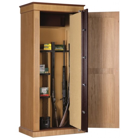Armoire forte anti-feu Infac Big Safe Chêne / 12 - 24 armes