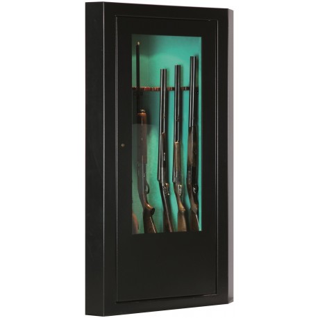 Armoire forte vitrine d'angle Infac / 8 armes